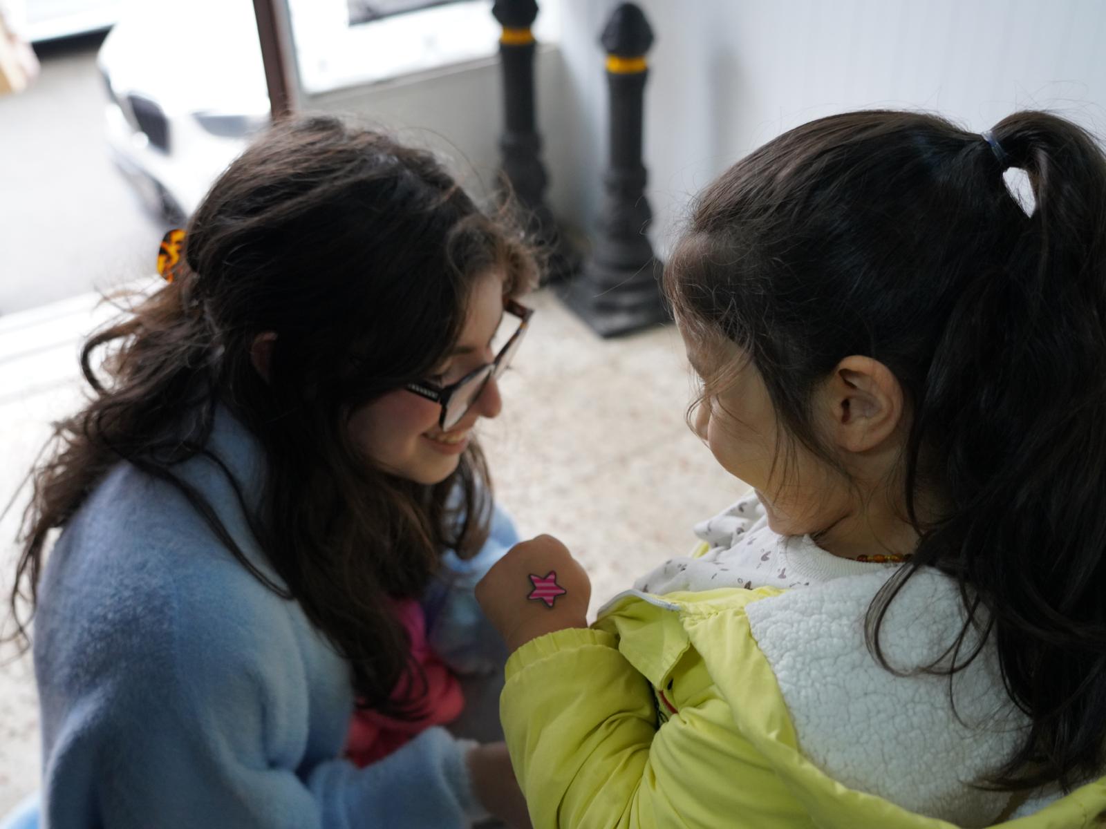 A little artist earns a star at one of our workshops