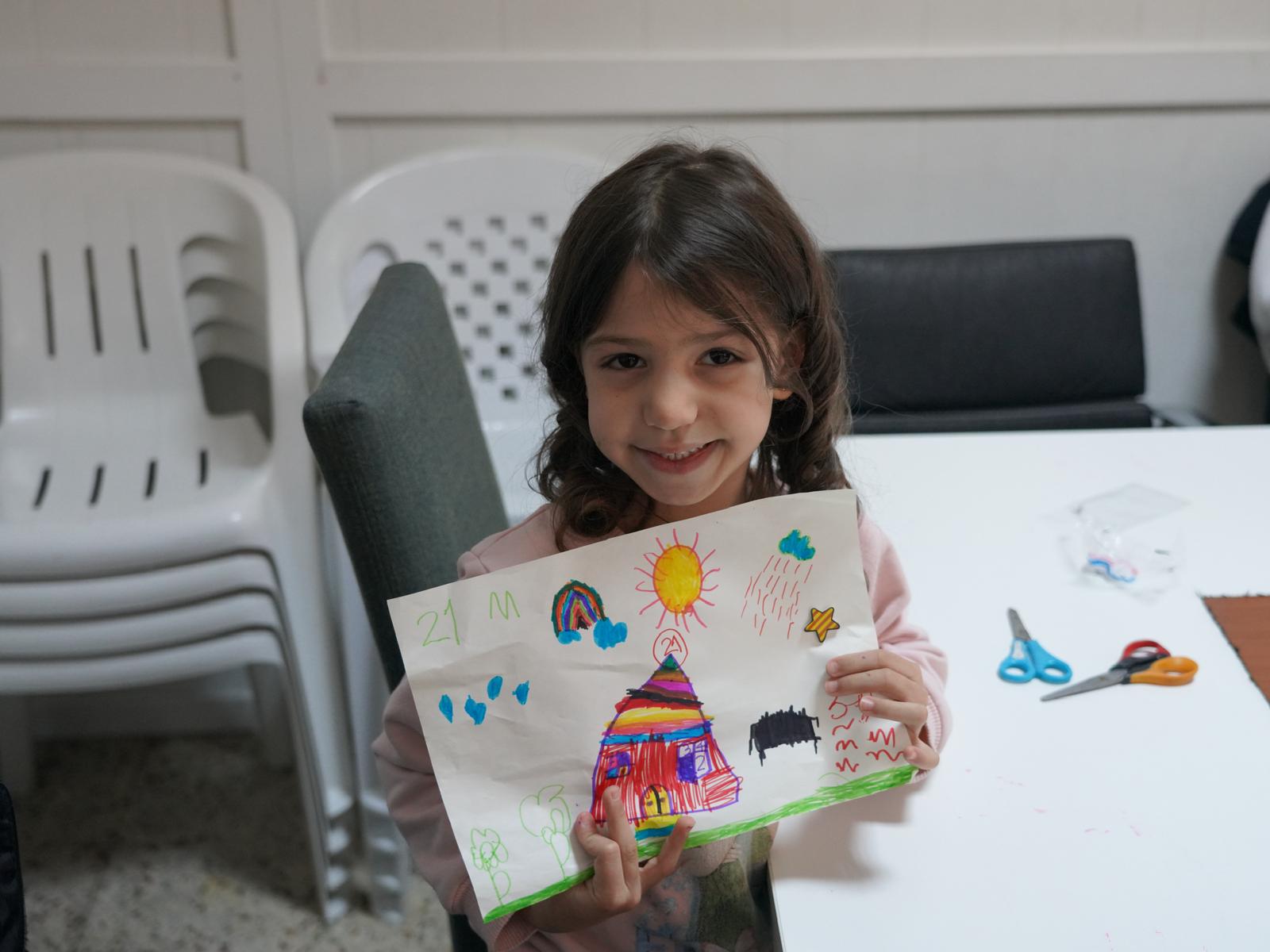 So proud of the picture she made