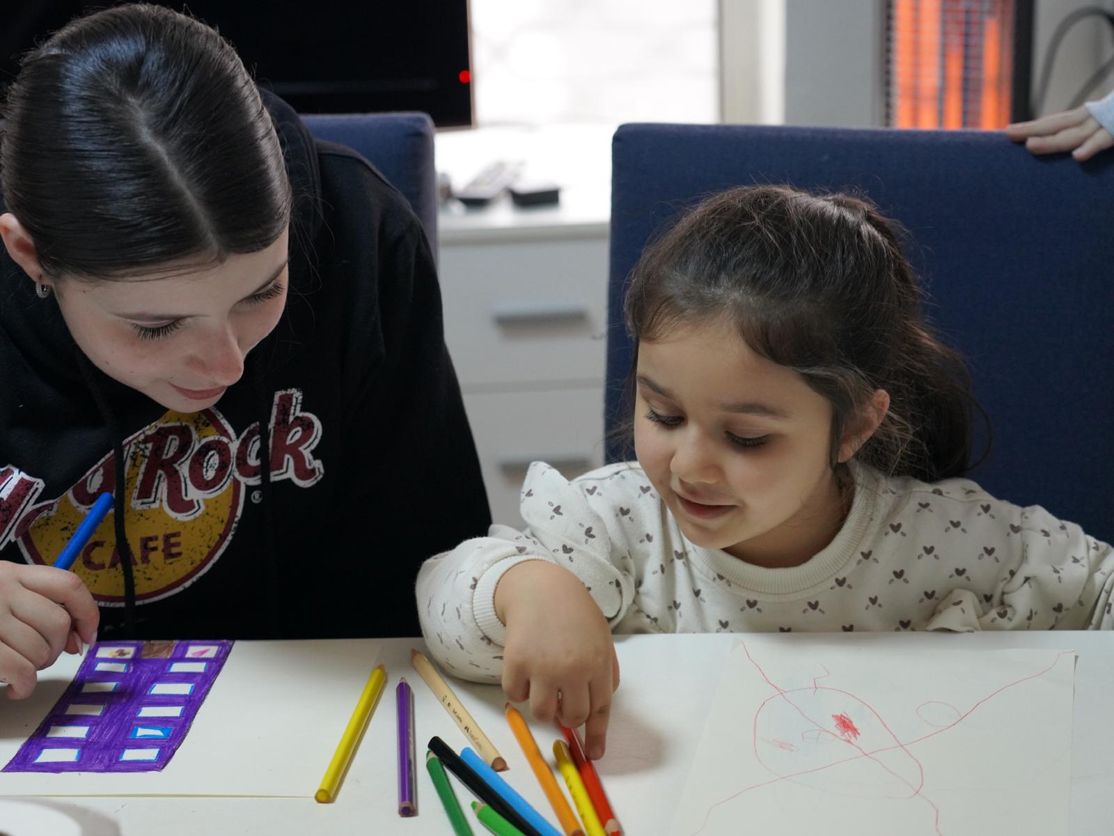 Colouring pencils, big imaginations
